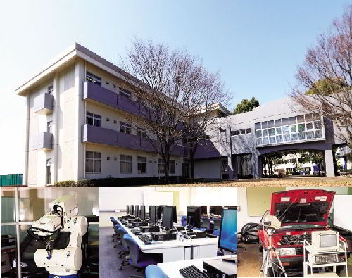 Cơ sở Trường Cao Đẳng Công Nghệ Ô Tô Nakanihon Nhật Bản