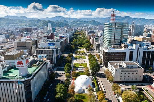 Trường Nhật ngữ quốc tế Sapporo nằm ở vị trí vô cùng tuyệt vời