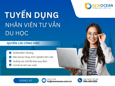 Tuyển dụng nhân viên tư vấn du học