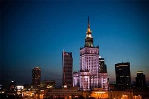 Cung Văn hóa và Khoa học tại thủ đô Warsaw