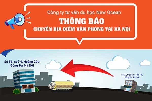 New Ocean chuyển địa điểm văn phòng tại Hà Nội kể từ ngày 20/09/2019