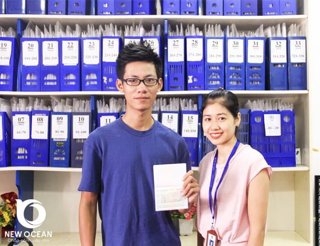 Chúc mừng em Vũ Đình Thắng nhận visa du học Trung Quốc kỳ tháng 9 -2017