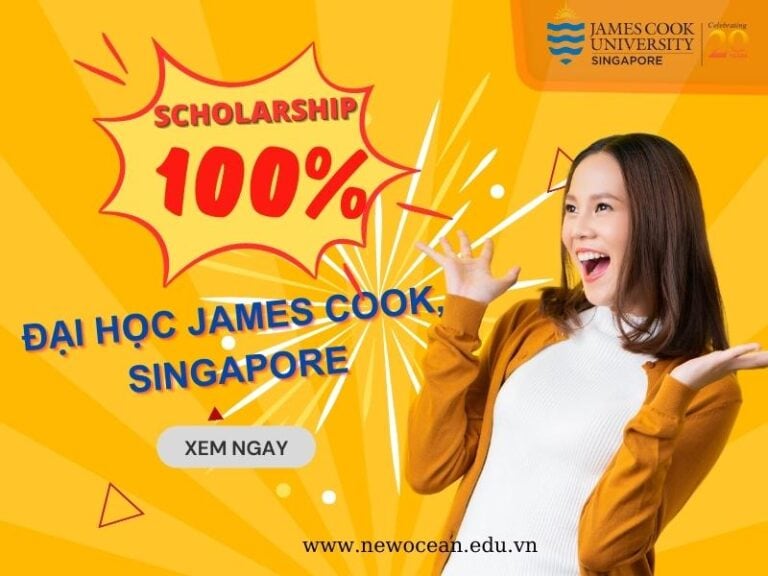 Học bổng Đại học James Cook, Singapore lên đến 100% kỳ tháng 07 năm 2023