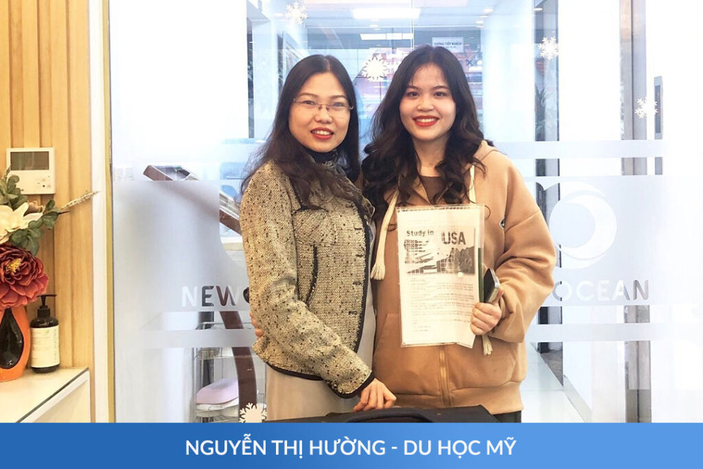 Nguyễn Thị Hương, Du học Mỹ thành công