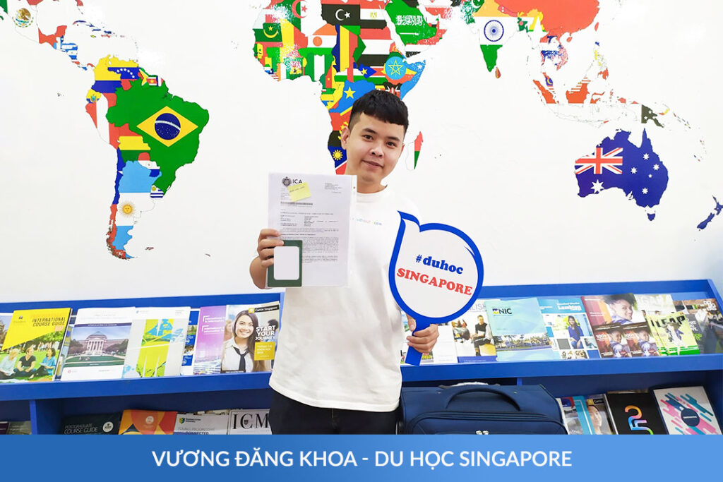 Vương Đăng Khoa, Du Học Singapore