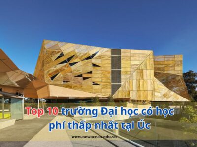 Top 10 dai hoc Uc hoc phi thap nhat