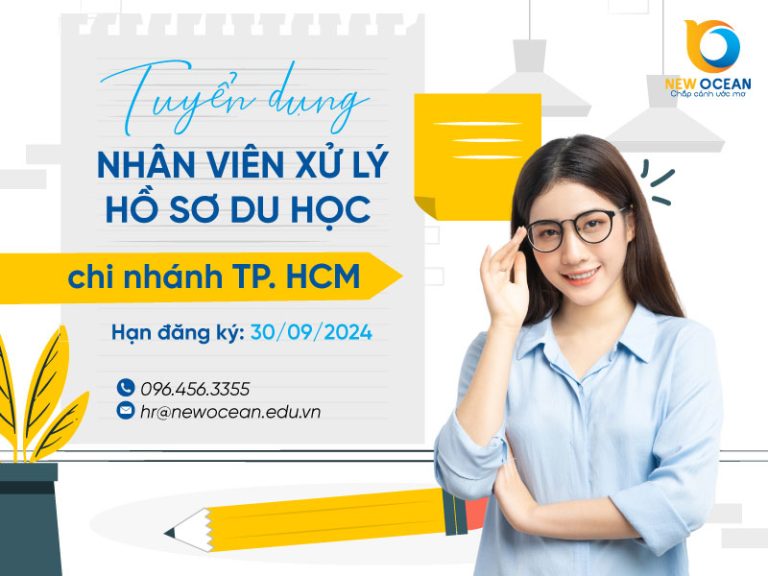 Tuyển dụng nhân viên xử lý hồ sơ du học