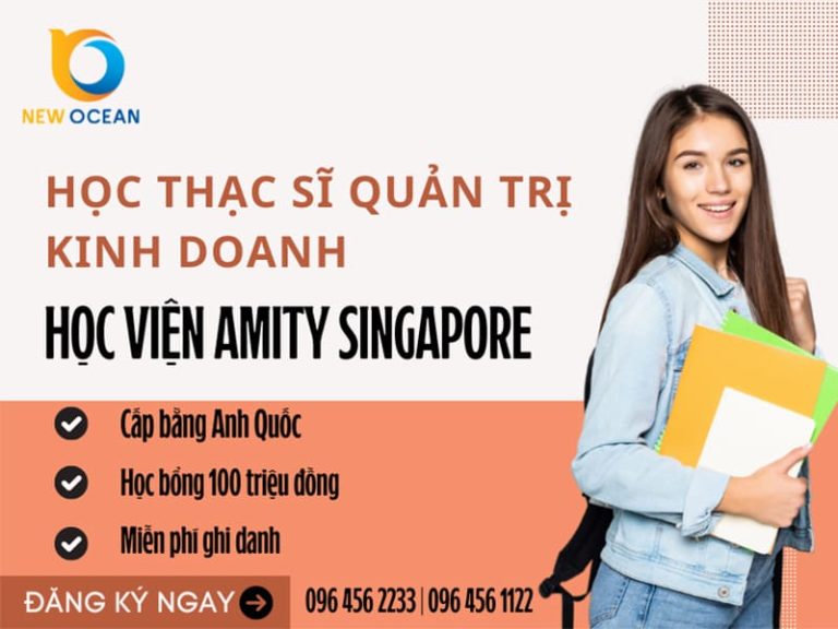 Học Thạc sĩ quản trị kinh doanh (MBA) tại Học viện Amity Singapore