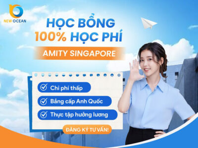 Học Bổng 100% Học Phí Amity Global Institute, Singapore