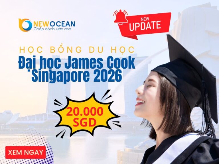 Hoc bong Dai hoc James Cook Singapore 2026